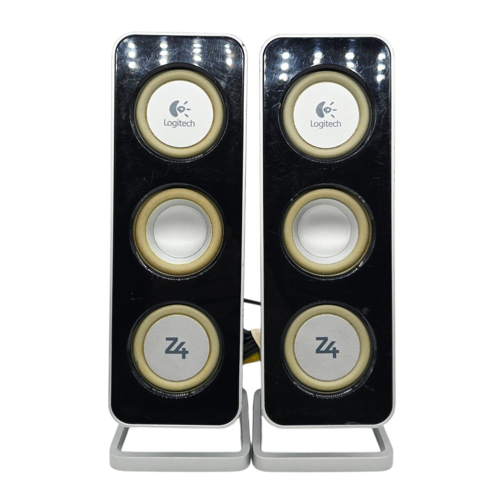 Logitech Z4 Speakers  Pair Only Replacements Red & Yellow Plug
